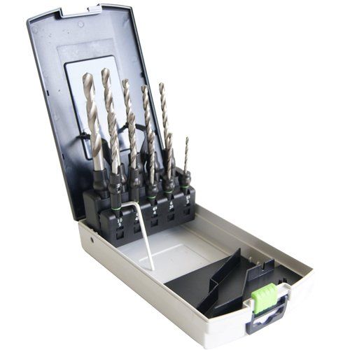 FESTOOL HSS D3-10 CE/10 Sada špirálových vrtákov CENTROTEC 495128